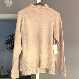 Elegant Light Pink Turtleneck Sweater New with tag